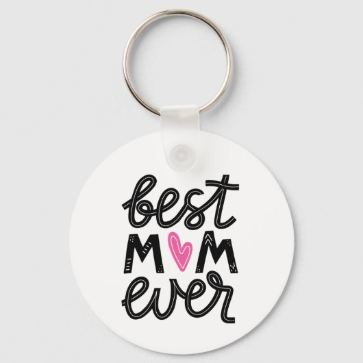 Porte-clés Meilleure maman ever (Recto)