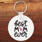 Porte-clés Meilleure maman ever (Recto)