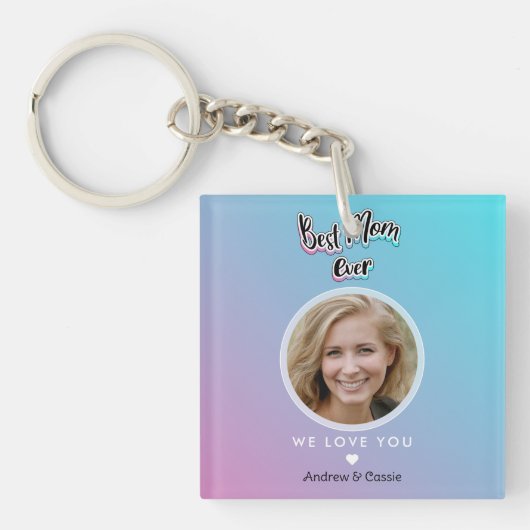 Porte-clés Meilleure maman jamais (Devant)