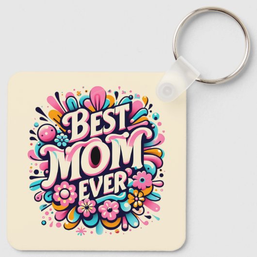 Porte-clés Meilleure maman jamais (Dos)