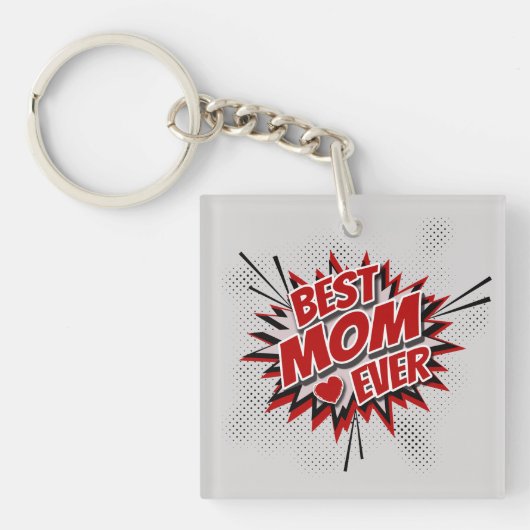 Porte-clés Meilleure maman jamais (Devant)