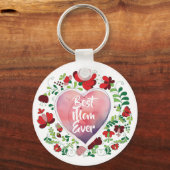 Porte-clés Meilleure maman jamais, Anniversaire - cadeau de l (Recto)