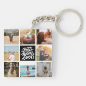 Porte-clés Meilleure Maman Jamais Personnalisé Photo Collage  (Dos)