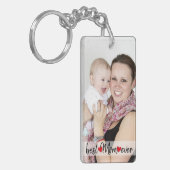 Porte-clés Meilleure maman jamais personnalisée 2 photo (Devant gauche)