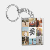 Porte-clés Meilleure maman Jamais personnalisée Collage photo (Devant gauche)