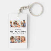Porte-clés Meilleure maman Jamais Photo Collage Fête des mère (Dos)