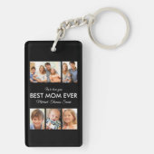 Porte-clés Meilleure maman Jamais Photo Collage Fête des mère (Dos)