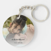 Porte-clés Meilleure maman jamais photo Porte - clé acrylique (Dos)