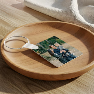Porte-clés Meilleure maman jamais script mère jour photo gard