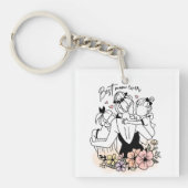 Porte-clés Meilleure maman maman jamais maman, enfants et fle (Devant)