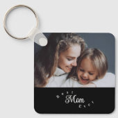 Porte-clés Meilleure Maman Moderne Simple (Recto)