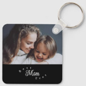Porte-clés Meilleure Maman Moderne Simple (Dos)
