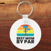 Porte-clés Meilleure Maman Par Par Fun Disc Golf Maman (Recto)