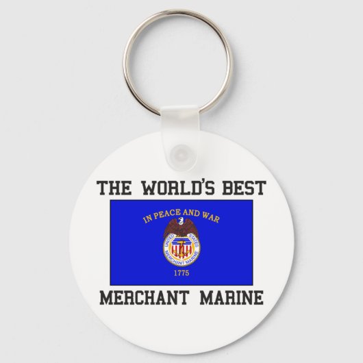 Porte-clés Meilleure marine marchande (Recto)