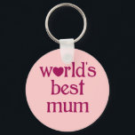 Porte-clés Meilleure mère<br><div class="desc">La meilleure maman du monde</div>