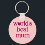 Porte-clés Meilleure mère<br><div class="desc">La meilleure maman du monde</div>