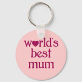 Porte-clés Meilleure mère (Recto)