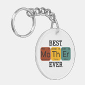 Porte-clés Meilleure mère jamais - 100% Chimie pure (Devant gauche)