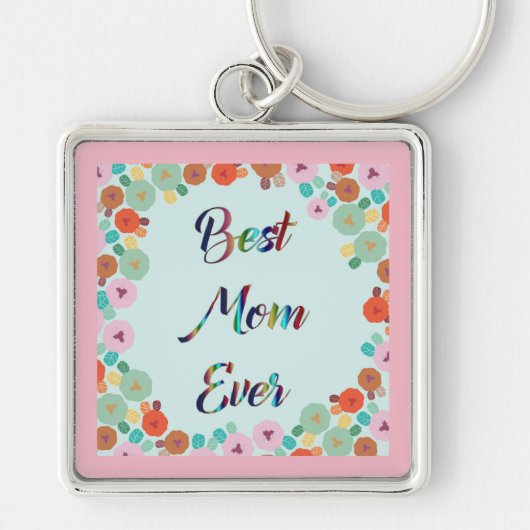 PORTE-CLÉS MEILLEURE MOM JAMAIS (Devant)