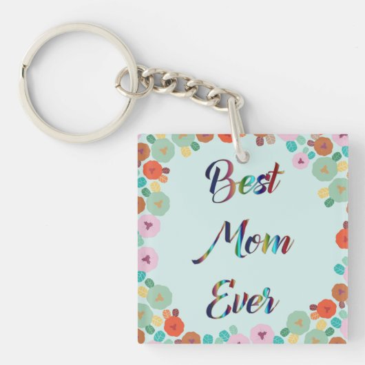 PORTE-CLÉS MEILLEURE MOM JAMAIS (Devant)