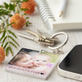 Porte-clés Meilleure photo de chaque jeune fille (Devant Droit)