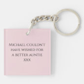 Porte-clés Meilleure photo de chaque jeune fille (Dos)