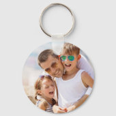 Porte-clés Meilleure Stepdad de l'année votée | Photo ronde (Verso)