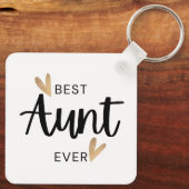 Porte-clés Meilleure tante jamais (Verso)