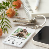 Porte-clés Meilleures photos et noms d'amis (Devant droit)