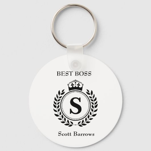 Porte-clés Meilleures récompenses personnalisées Boss (Recto)