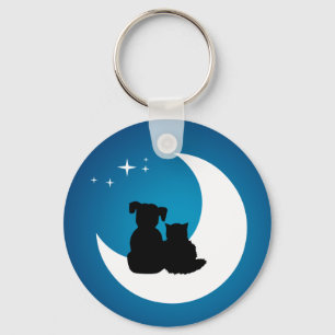 Porte-clés Meilleurs Amis - porte - clé Chat Et Chien