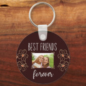 Porte-clés Meilleurs amis pour toujours ajouter votre photo m (Recto)
