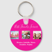 Porte-clés Meilleurs amis pour toujours BFF noms de photo cha (Verso)