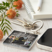 Porte-clés Meilleurs amis pour toujours Rustic Photo Collage (Devant Droit)