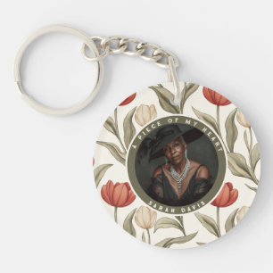 Porte-clés Meilleurs Cadeaux Vintage Pour Maman Tulipe