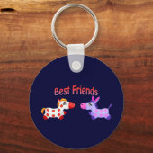 Porte-clés Meilleurs Chevaux Ami (Recto)