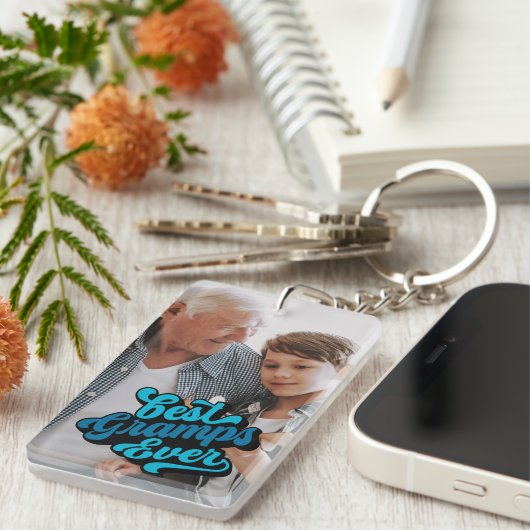 Porte-clés Meilleurs groupes jamais | Grand-père Photo (Devant droit)