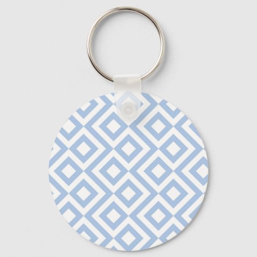 Porte-clés Mélange bleu clair et blanc (Recto)