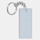 Porte-clés Mélange bleu clair et blanc (Devant gauche)