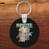 Porte-clés Mélange de monstres drôles mignons Frankenstein Fi (Recto)