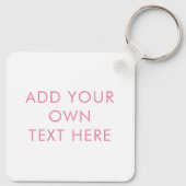 Porte-clés Mélange Floral Initiales de chats Monogramme (Dos)