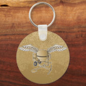 Porte-clés Mélangeur en béton beige (Recto)