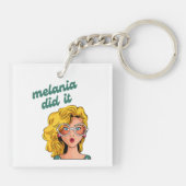 Porte-clés Melania l'a fait Porte - clé (Dos)
