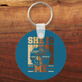 Porte-clés Melanin Blessed She Queen Beautiful Afro Black Me  (Recto)