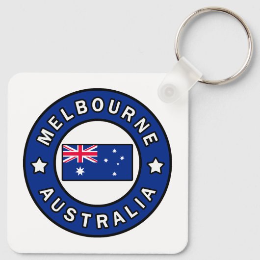 Porte-clés Melbourne Australie (Dos)