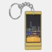 Porte-clés Melbourne Australie CBD Night Lights (Devant gauche)