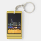 Porte-clés Melbourne Australie CBD Night Lights (Dos)