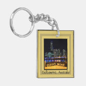 Porte-clés Melbourne Australie Lumières CBD au-dessus du pont (Devant gauche)