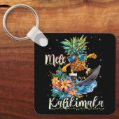 Porte-clés Mele Kalikimaka Hawaiian Pineapping Surf Ridding (Recto)