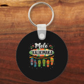Porte-clés Mele Kalikimaka Trocal Christmas Flip Flop (Recto)